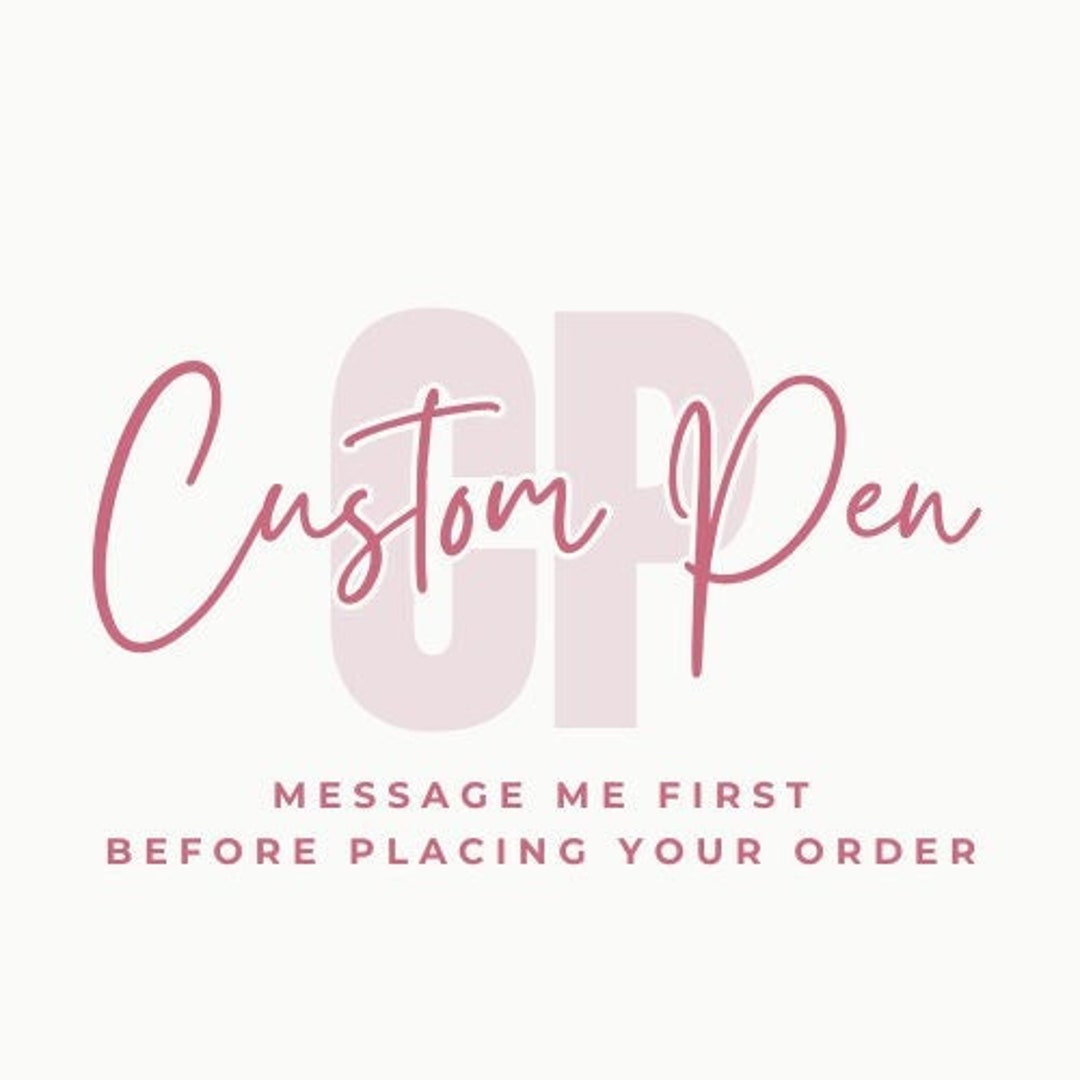 CUSTOM Pen | Create Your Own Pen - Etsy