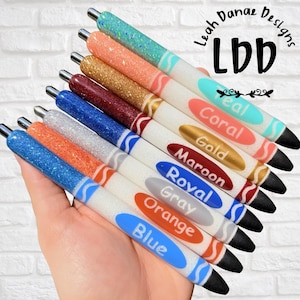 MARKER Pen | Refillable Gel Pen | Glitter Pen | Teacher Appreciation Bild 1