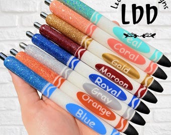 MARKER Pen | Refillable Gel Pen | Glitter Pen | Teacher Appreciation