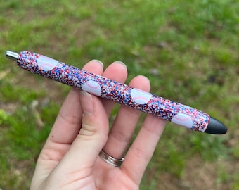 BASEBALL Pen | Refillable Gel Pen | Glitter Pen