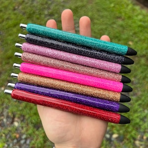 SOLID GLITTER Pen | Refillable Gel Pen | No Name or Design