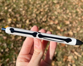 BONE Pen | Refillable Gel Pen | Glitter Pen | Physical Therapist | Bone Doctor