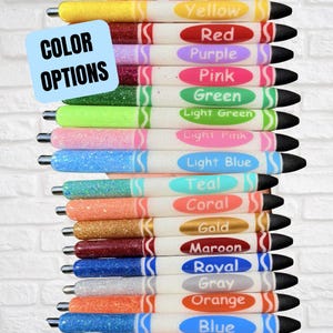 MARKER Pen | Refillable Gel Pen | Glitter Pen | Teacher Appreciation Bild 2
