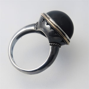 STAR moonstone silver ring
