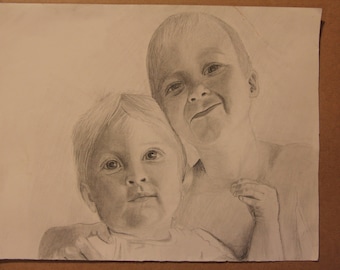 9x12 Custom ołówek portret/rysunek zdjęcie