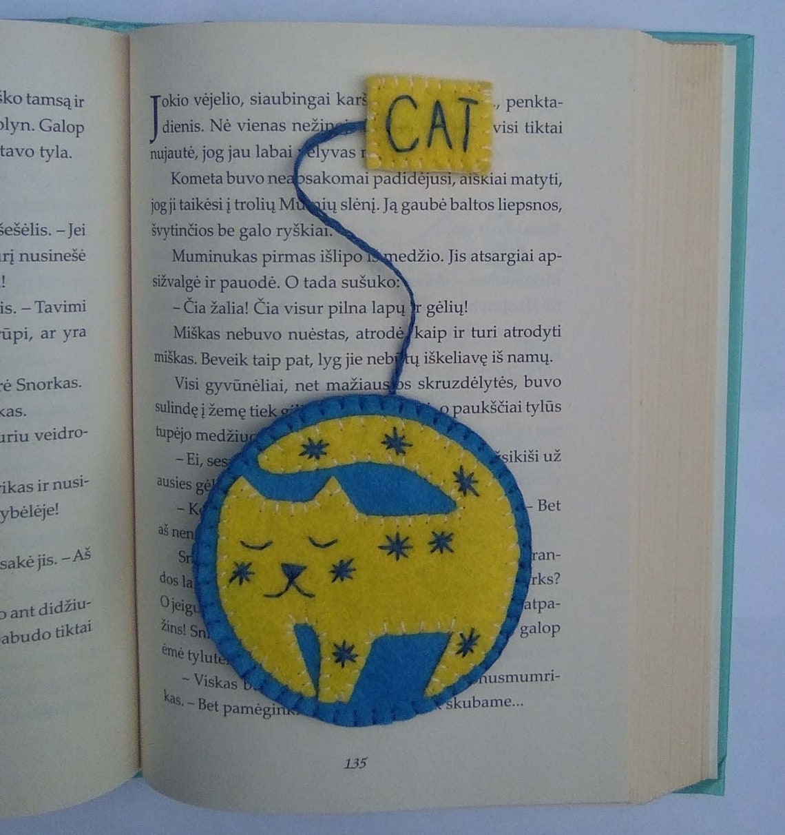 Cat Bookmark Party Favor Bookmark for Girl Cat Party Favor Etsy