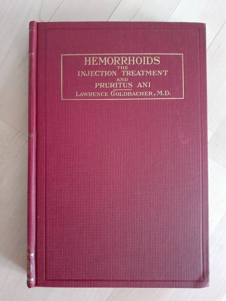 1931 Hemorrhoids the Injection Treatment and Pruritus Ani by Etsy
