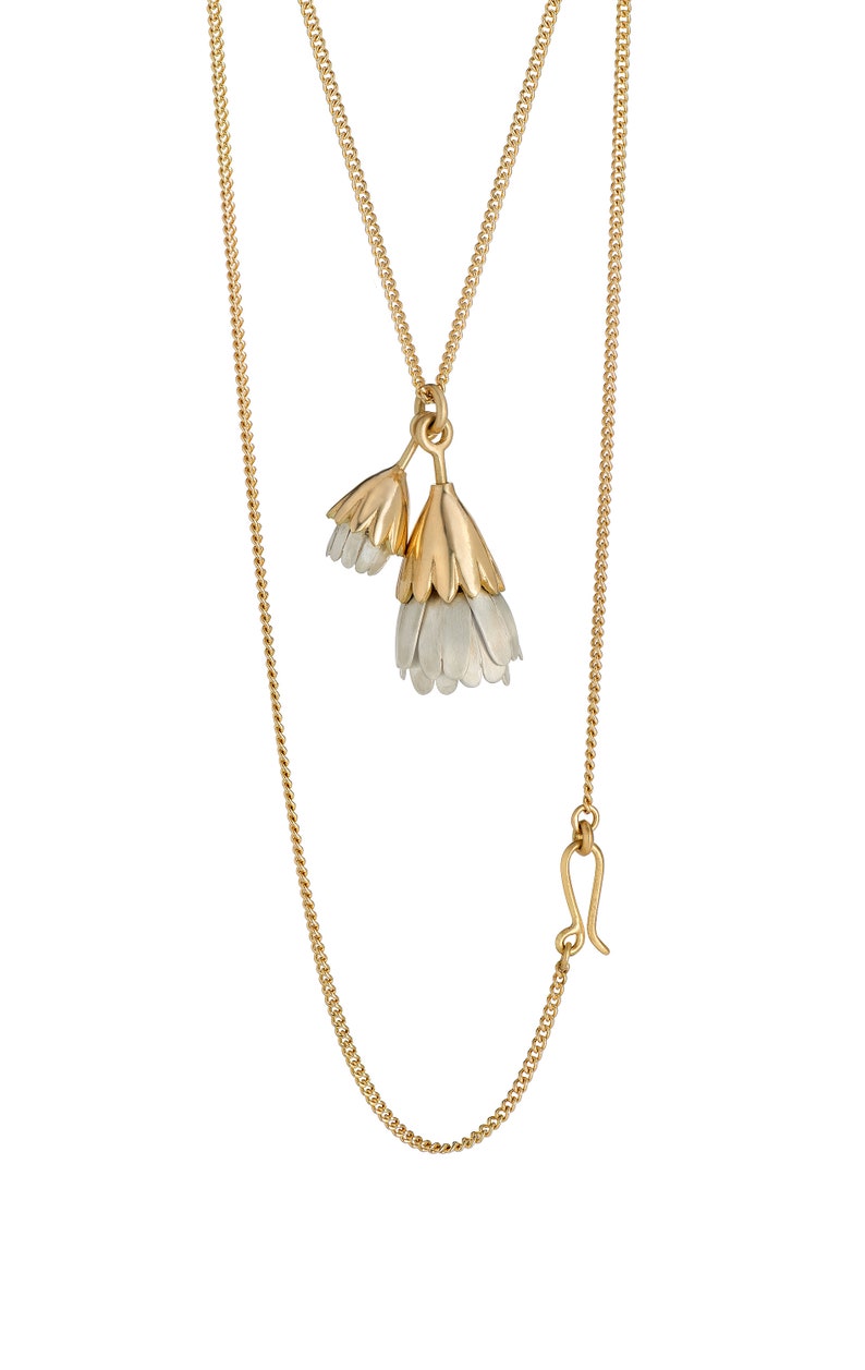 Daisy Locket Daisy Pendant Daisy Necklace Flower Etsy