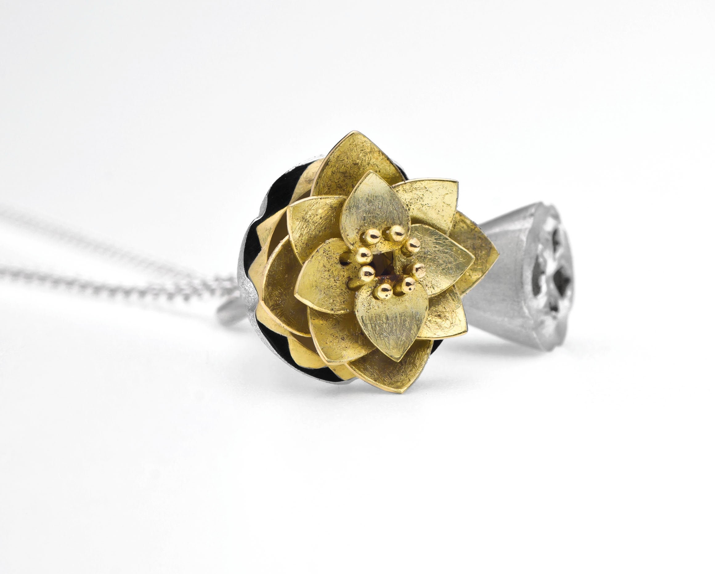 Flower Locket Necklace S00 - Fashion Jewelry M01047