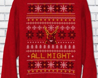 Anime Ugly Sweater Etsy