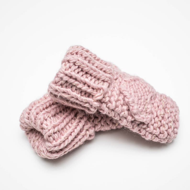 Mocks Mittens Infant Baby Toddler Child Children's Kids Girl Pink Heart