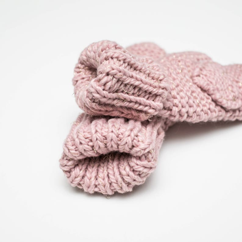 Mocks Mittens Infant Baby Toddler Child Children's Kids Girl Pink Heart