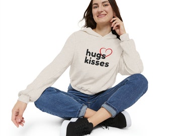 Hugs and Kisses Sudadera con capucha y parte inferior ceñida para mujer