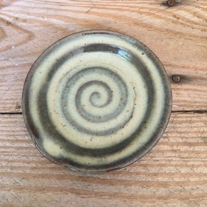 Ceramic Spoon Rest Spoon Rest Stoneware Spoon Rest Pottery Spoon Rest Wheel Thrown Spoon Rest