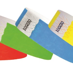 500 3/4 Tyvek-Papierarmbänder, 500er-Pack