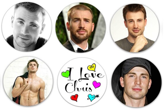 Jensen Ackles Pinback Buttons or Fridge Magnets 1.25/" Set Of 6 Dean
