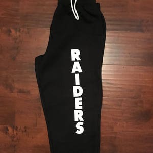 Las Vegas Raiders Womens 2 Pieces Outfit Set Cropped Jacket Jogger Pants  Gift