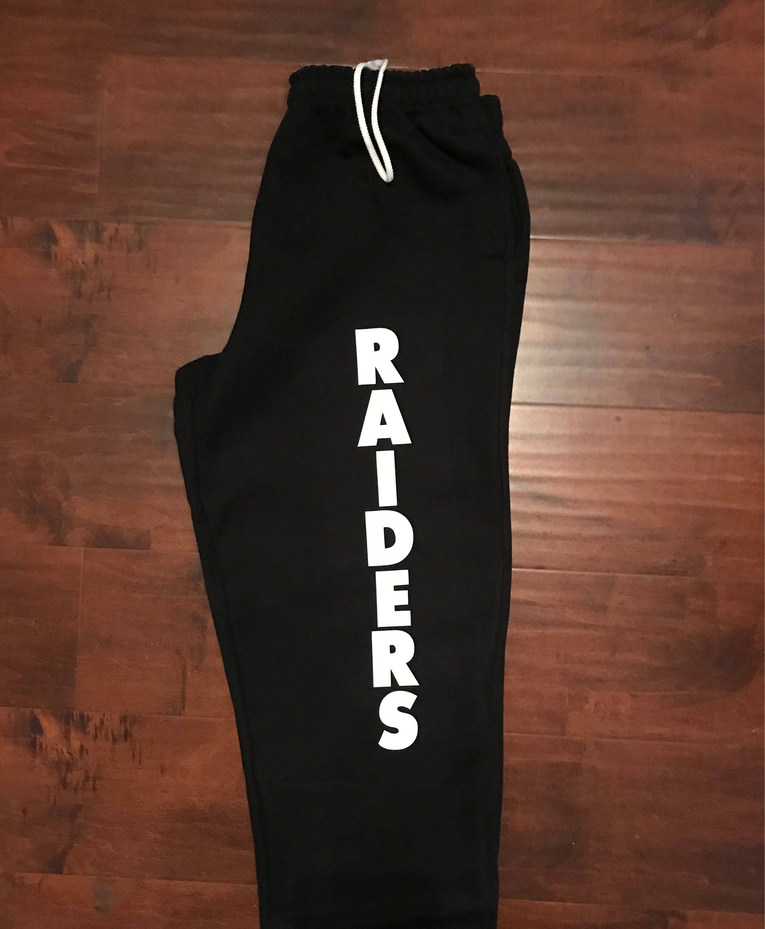 Official Las Vegas Raiders Pants, Raiders Sweatpants, Leggings, Raiders  Flannel Pants
