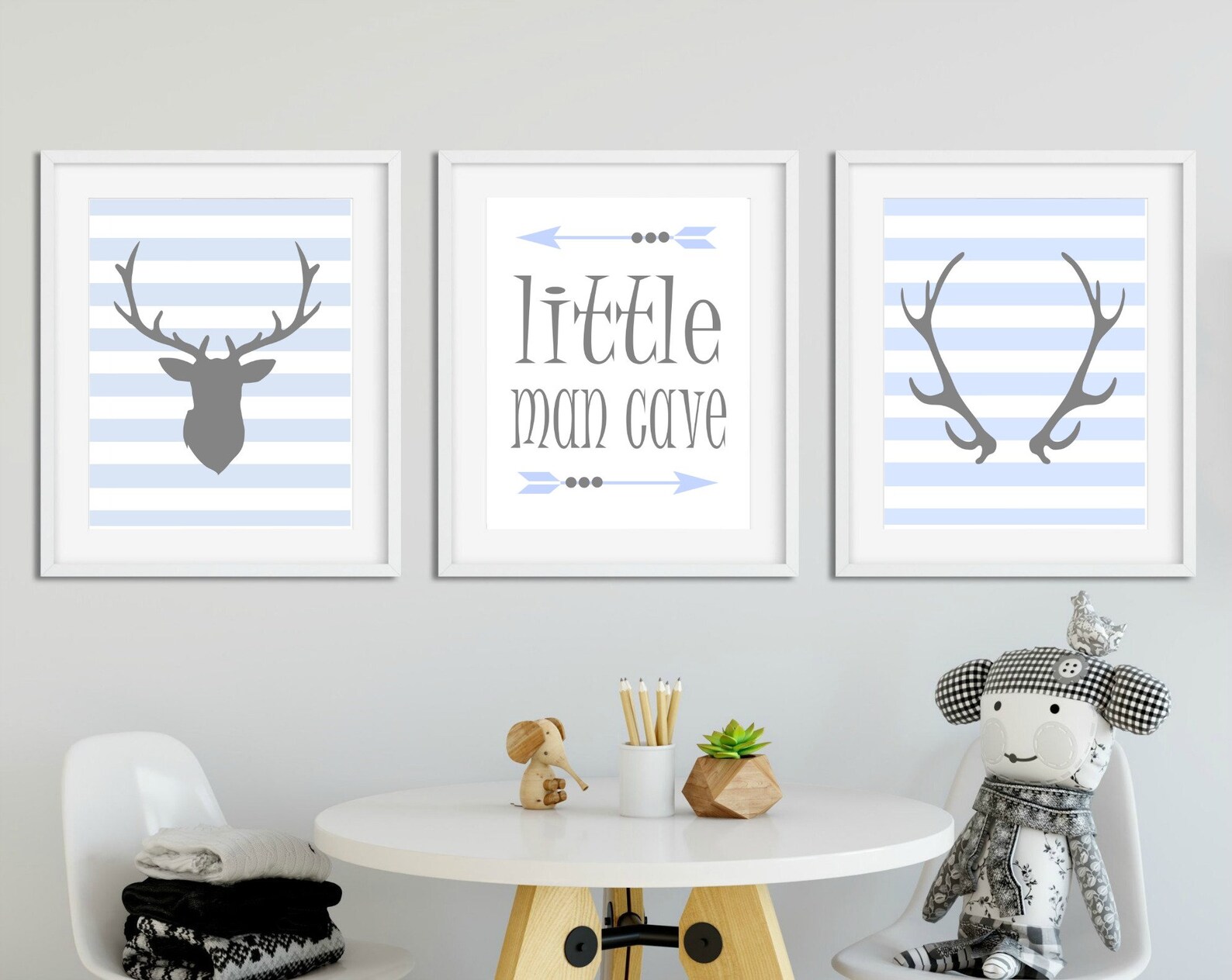 Little Man Cave Nursery Decor Printable Art Little Man Cave - Etsy