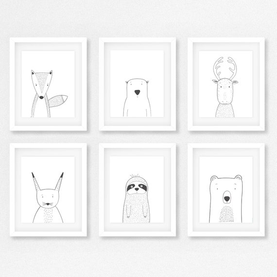 nordic nursery prints