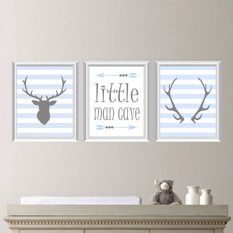 Little Man Cave Nursery Decor Printable Art Little Man Cave - Etsy