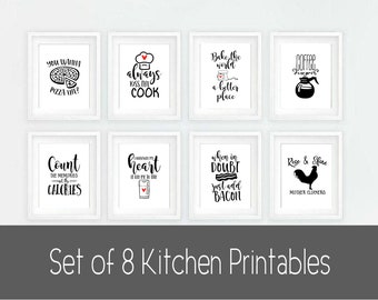 Funny Kitchen Art | Etsy