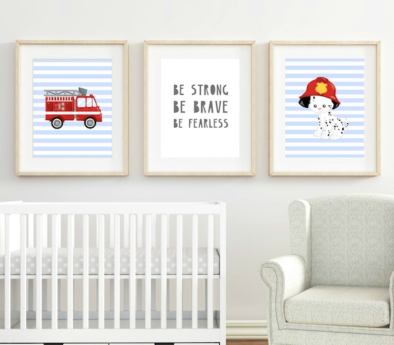 firefighter nursery decor