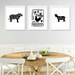 Farmhouse Kitchen Prints Printable Kitchen Decor With Cow - Etsy
