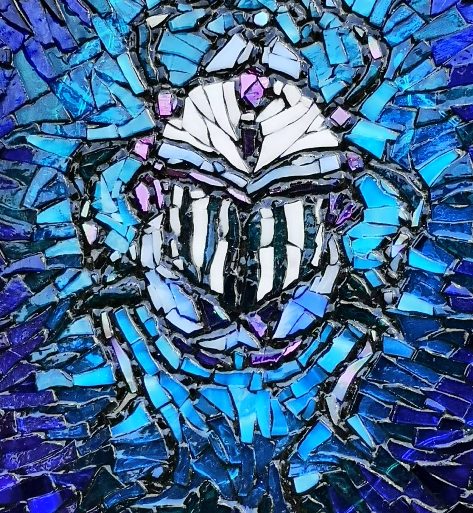 Hand made mosaic beetle light box wall hanging Etsy