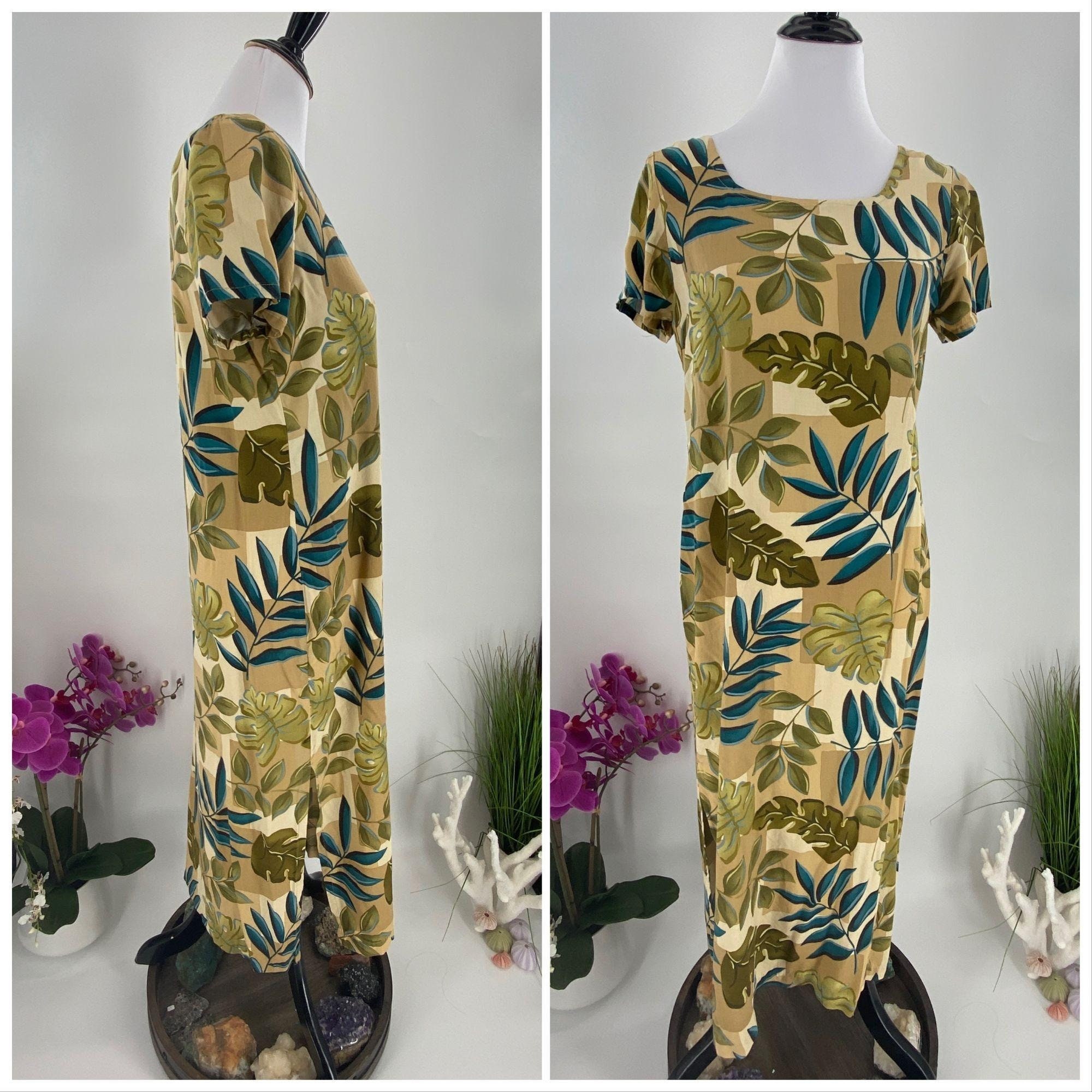 Vintage Hawaiian Muumuuliberty Reyn 