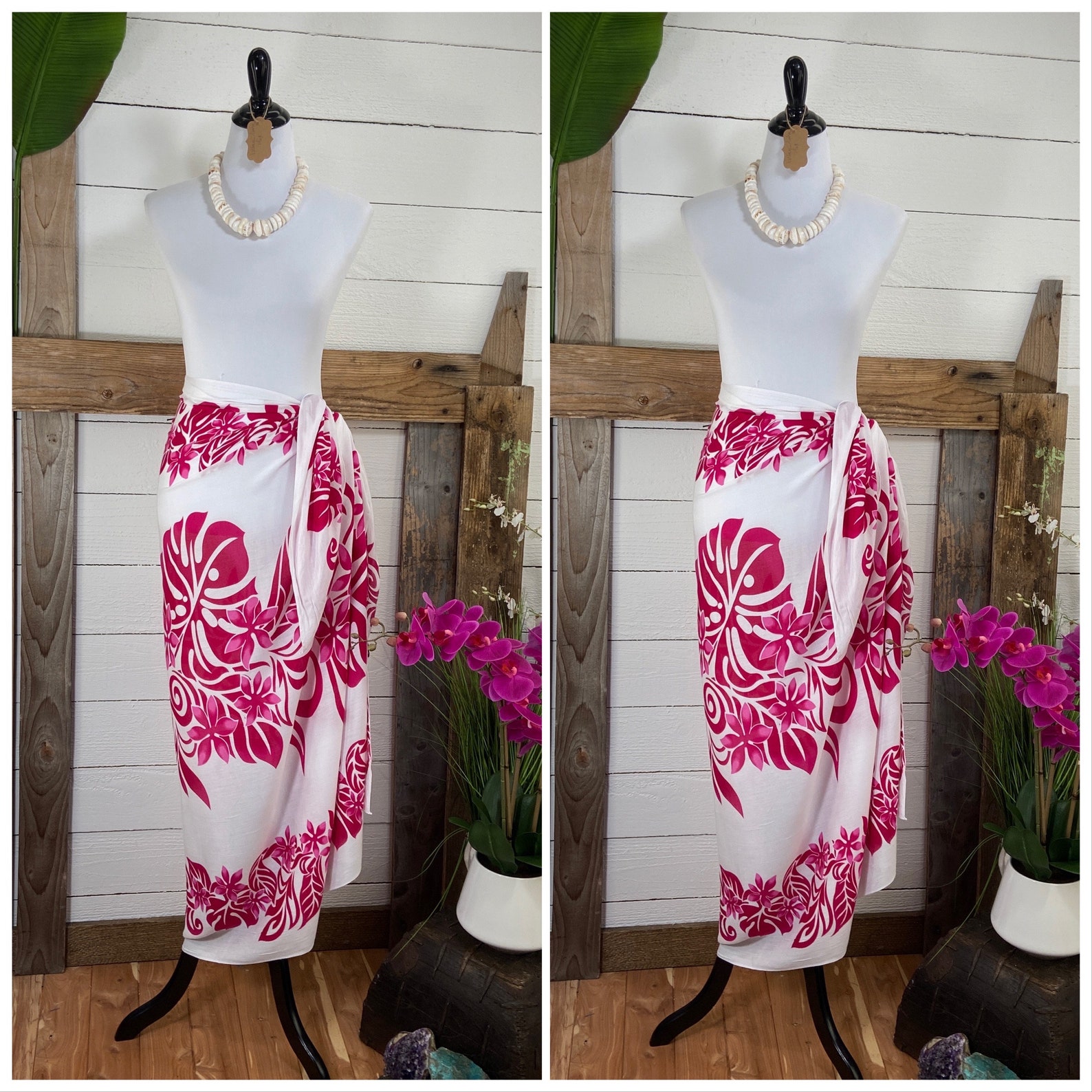 SARONG Pareo Lavalava Beach Skirt Summer Scarf Etsy