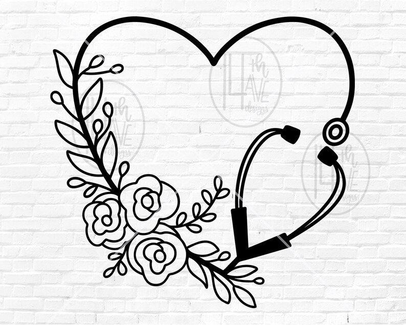 Download Nurse Stethoscope SVG Nurse svg RN LPN Healthcare Worker ...