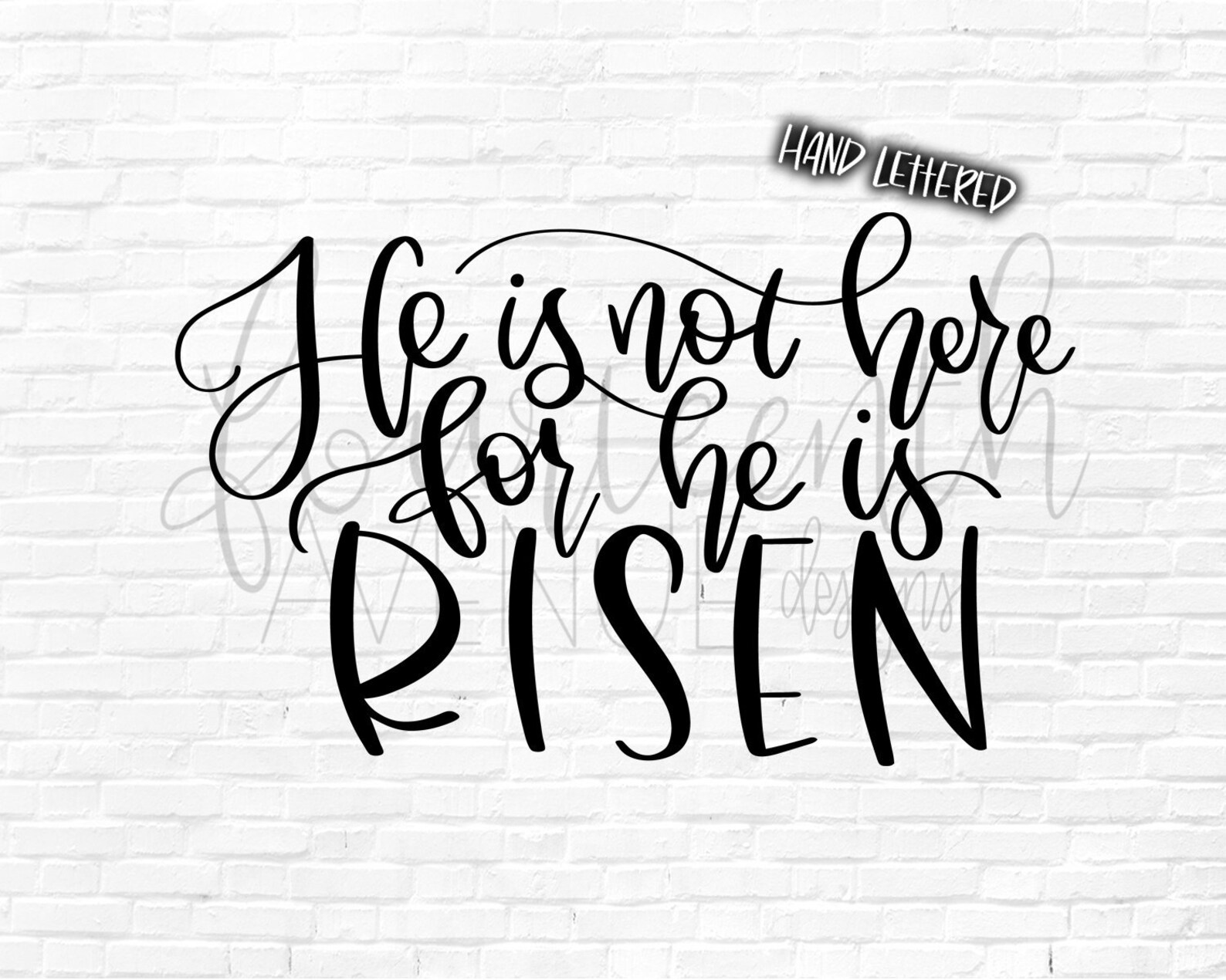 He is Not Here for He is Risen SVG He is Risen SVG Hand Etsy
