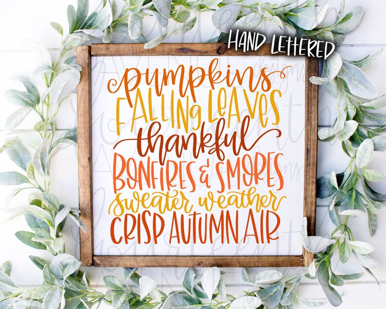 Download Fall SVG / Fall Sublimation PNG / Fall Typography ...