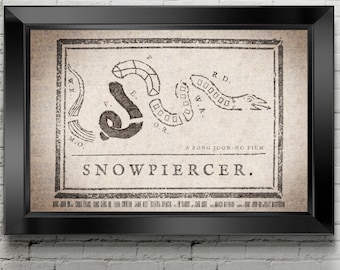 Snowpiercer (2013) - Minimalist "Join or Die" Movie Poster