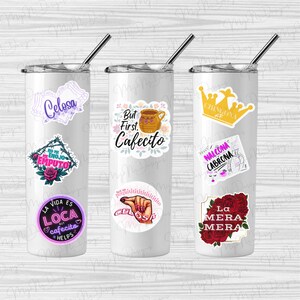 Put Your Hair in a Chongo y a Chingarle Mija – Latina Power Sticker or Magnet, Spanglish Boss Mode Decal, Holographic Option imagem 6