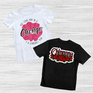 Put Your Hair in a Chongo y a Chingarle Mija – Latina Power Sticker or Magnet, Spanglish Boss Mode Decal, Holographic Option imagem 3
