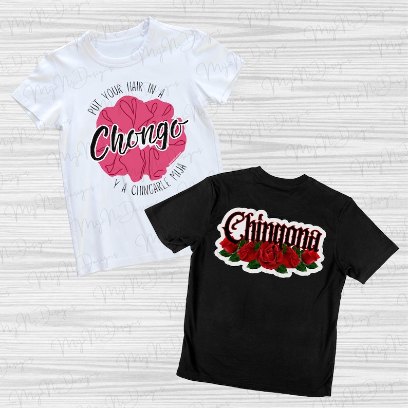 Put Your Hair in a Chongo y a Chingarle Mija – Latina Power Sticker or Magnet, Spanglish Boss Mode Decal, Holographic Option imagem 3