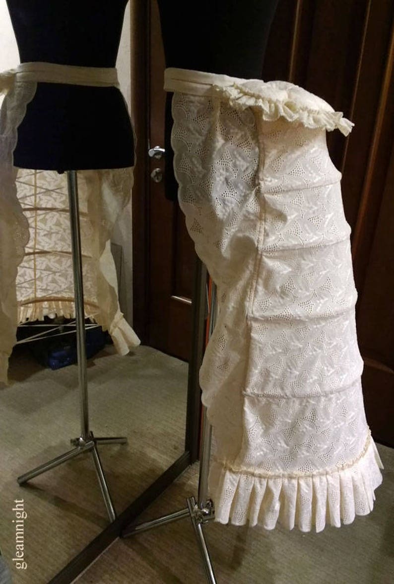 Bustle cage Victorian crinoline pillow tournure Edwardian Etsy