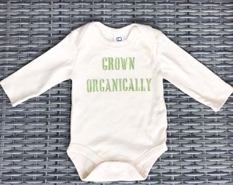 Baby Bodysuit / Organic Cotton / Grown Organically