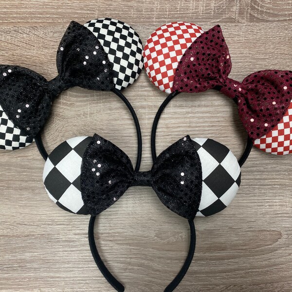 Checkered Mickey Ears