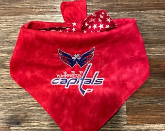washington capitals dog bandana