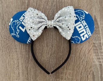 Op Detroit Lions geïnspireerde Mickey Ears