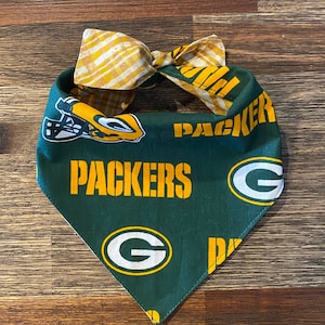 Green Bay Packers Reversible Dog Bandana