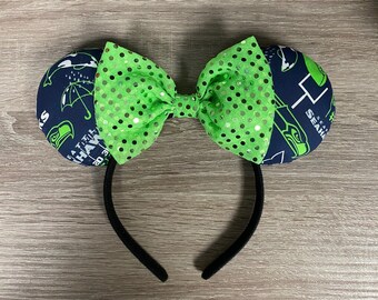 Orejas de Mickey inspiradas en los Seattle Seahawks