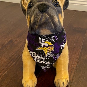 Minnesota Vikings Reversible Dog Bandana