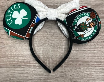 Boston Celtics Inspired Mickey Ears - Etsy display picture 3