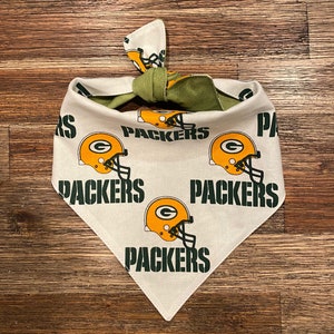 Green Bay Packers Reversible Dog Bandana