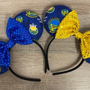 Golden State Warriors Inspired Mickey Ears