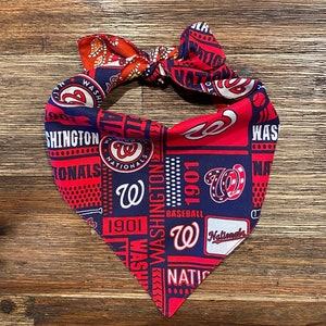 Washington Nationals Reversible Dog Bandana